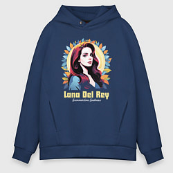 Мужское худи оверсайз Lana Del Rey Summertime Sadness