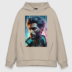 Мужское худи оверсайз Cyber dude - ai art