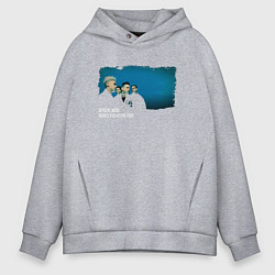 Мужское худи оверсайз Depeche Mode - World violation tour 90