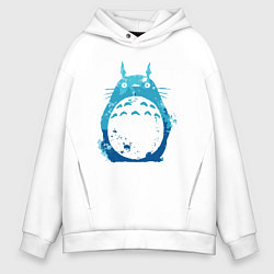 Мужское худи оверсайз Blue Totoro