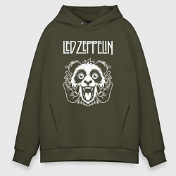 Мужское худи оверсайз Led Zeppelin rock panda