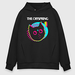 Мужское худи оверсайз The Offspring rock star cat