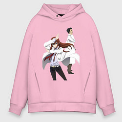 Мужское худи оверсайз Врата Штейна Ринтаро Курису Макисэ