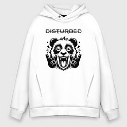 Мужское худи оверсайз Disturbed - rock panda