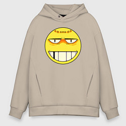 Мужское худи оверсайз Чёткий колобок-гопник