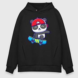 Мужское худи оверсайз Panda skater