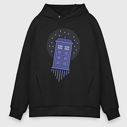 Мужское худи оверсайз Tardis fly