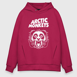 Мужское худи оверсайз Arctic Monkeys rock panda