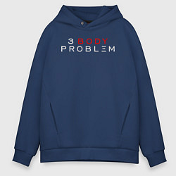 Мужское худи оверсайз 3 body problem logo