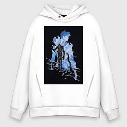 Мужское худи оверсайз Поднятие уровня в одиночку охотник Джин Ву