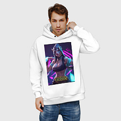 Толстовка оверсайз мужская League of Legends Akali Kda, цвет: белый — фото 2