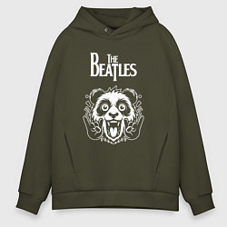 Мужское худи оверсайз The Beatles rock panda