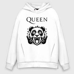 Мужское худи оверсайз Queen - rock panda