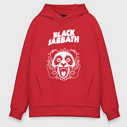 Мужское худи оверсайз Black Sabbath rock panda