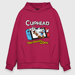 Мужское худи оверсайз Switch cuphead