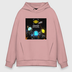 Мужское худи оверсайз Игроки Content Warning