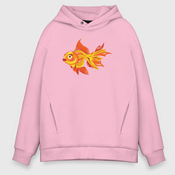 Мужское худи оверсайз Golden fish