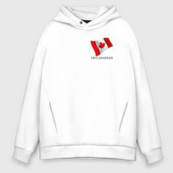 Мужское худи оверсайз Im Canadian - motto