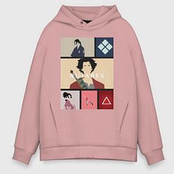 Мужское худи оверсайз Самурай Чамплу Мугэн