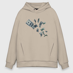 Мужское худи оверсайз Я люблю деньги