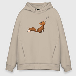 Мужское худи оверсайз Music fox