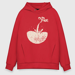 Мужское худи оверсайз Космический всплеск