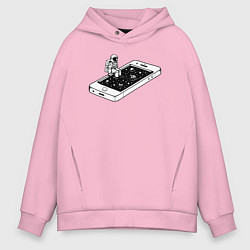 Мужское худи оверсайз Космическая связь