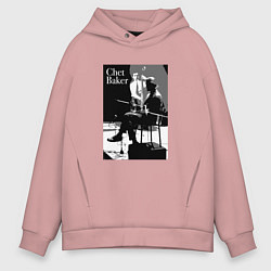 Мужское худи оверсайз Chet Baker in concert