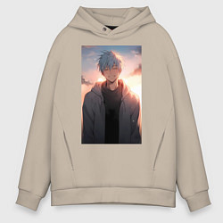 Мужское худи оверсайз Тэцуя Куроко