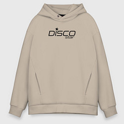 Мужское худи оверсайз Disco star in black