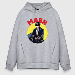 Мужское худи оверсайз Мэш Бёрндэд