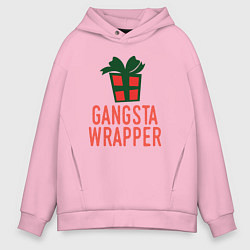 Мужское худи оверсайз Gangsta wrapper