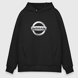 Мужское худи оверсайз Nissan logo