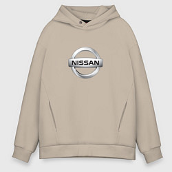 Мужское худи оверсайз Nissan logo