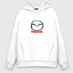 Мужское худи оверсайз Mazda logo