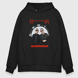 Толстовка оверсайз мужская Depeche Mode - Memento mori conference, цвет: черный