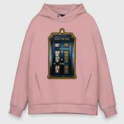 Мужское худи оверсайз Tardis Sherlock