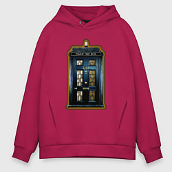 Мужское худи оверсайз Tardis Sherlock