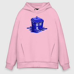 Мужское худи оверсайз Tardis ink