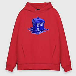 Мужское худи оверсайз Tardis ink