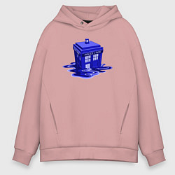 Мужское худи оверсайз Tardis ink