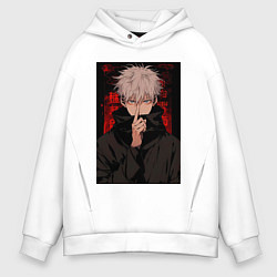 Мужское худи оверсайз Магическая битва Тогэ Инумаки