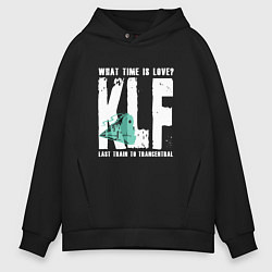 Мужское худи оверсайз Klf - What time is love