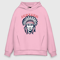 Мужское худи оверсайз Индеец прерий