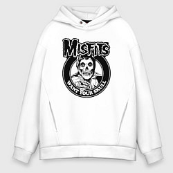 Мужское худи оверсайз Misfits want your skull