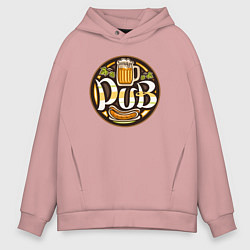 Мужское худи оверсайз Beer pub