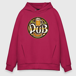 Мужское худи оверсайз Beer pub