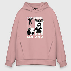 Мужское худи оверсайз Боевой отряд Комбатант Ди