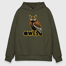 Мужское худи оверсайз Owls