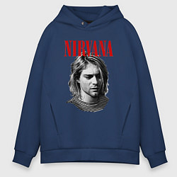 Мужское худи оверсайз Nirvana kurt donald cobain